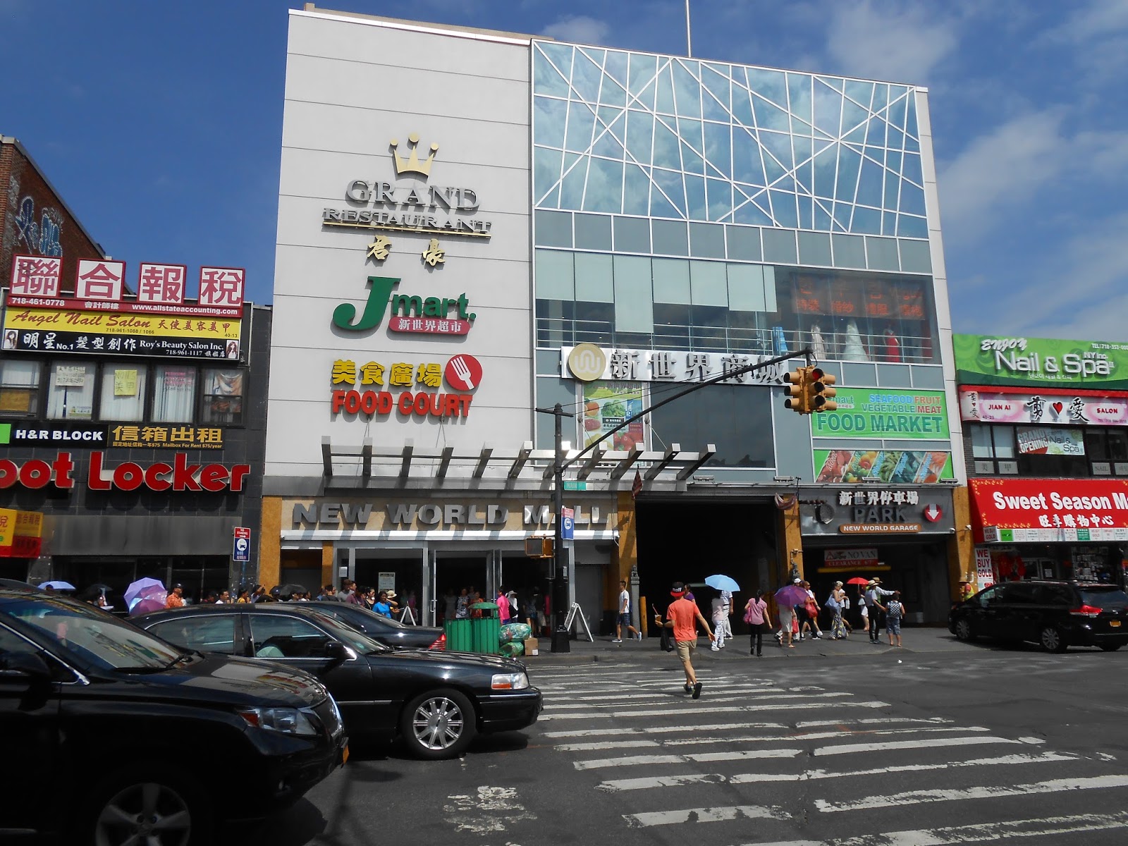 Flushing Queens Bustling Street