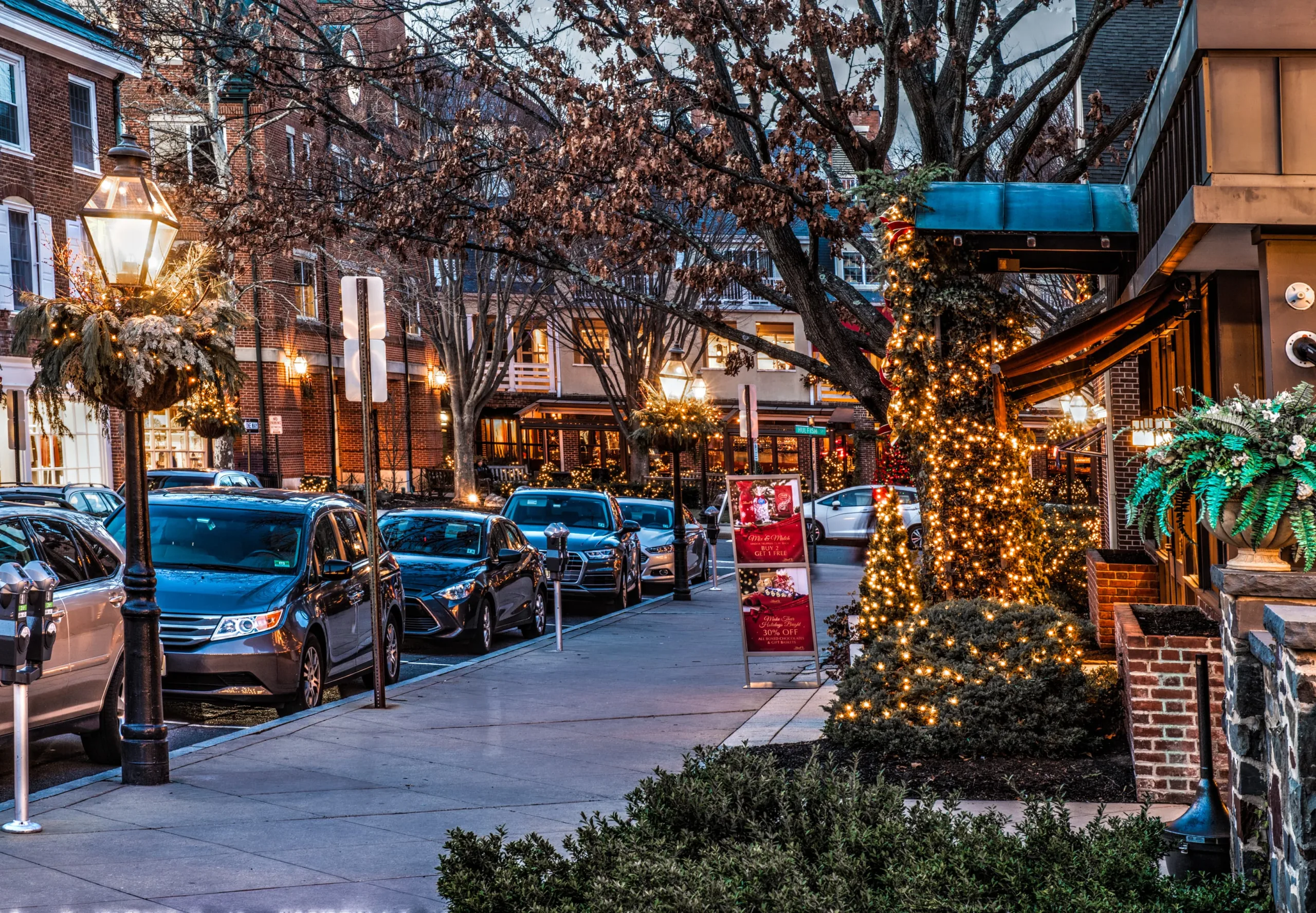 Princeton downtown historic building near Nassau Street